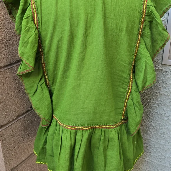 Handmade Pom Ruffle Blouse - Picture 9 of 10